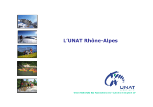 Présentation UNAT - CRESS Rhône