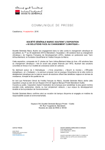 Communiqué de presse