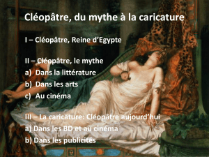 Antoine et Cléopâtre, l`amour maudit