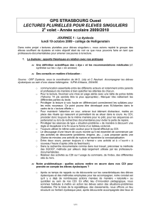 Bilan 2009/2010 du GPS Documentation Strasbourg Ouest