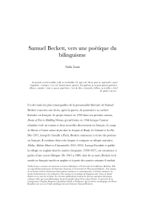 version pdf - Limit(e) Beckett