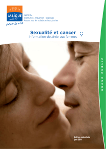 Sexualité et cancer - Ligue contre le cancer