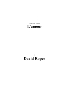 L`amour David Roper