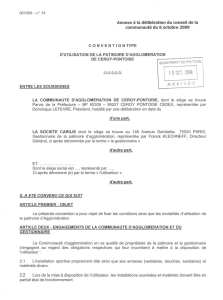 annexes à la délibération n°14 du conseil du 06 octobre 2009