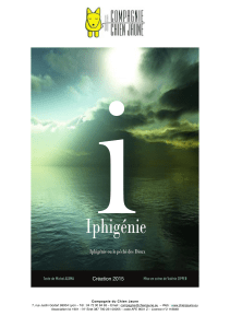 Iphigénie - Compagnie du Chien Jaune