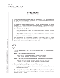 Ponctuation - Projectibles