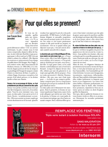 Migros Magazine N° 16 / 18 AVRIL 2011 (française)