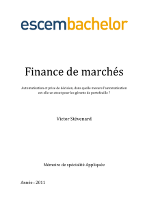 Finance de marchés