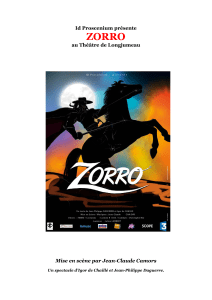 zorro - Théâtre de Longjumeau