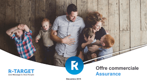 Offre commerciale Assurance - R