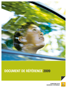 document de référence 2009