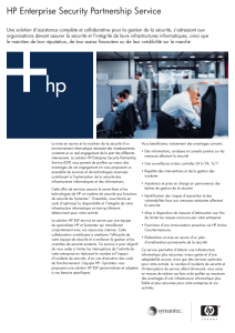 HP Enterprise Security Partnership Service