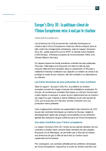 2014-07-22-WWF France - Europe`s Dirty 30 : la politique