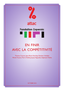 7. En finir avec la compétitivité - Les comités locaux