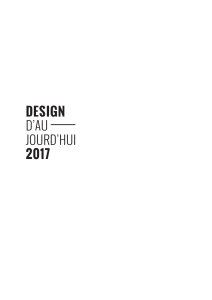 Design d`aujourd`hui 2017