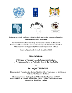 Dr. Najat ZARROUK - United Nations Information Centres