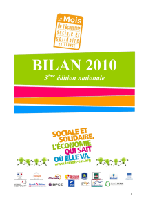 Mois de l`&eacute;conomie sociale et solidaire 2010