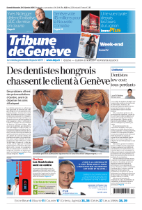 Des dentistes hongrois chassent le client à Genève