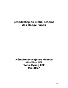 Les Stratégies Global Macros des Hedge Funds
