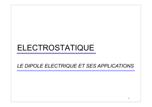 Electrostatistique - Colles