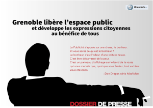 Grenoble libère l`espace public