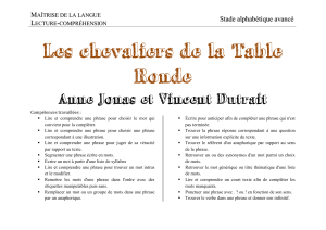 Les chevaliers de la Table Ronde