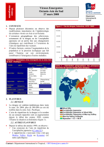 Viroses Emergentes. Océanie-Asie du Sud. 27 mars 2008