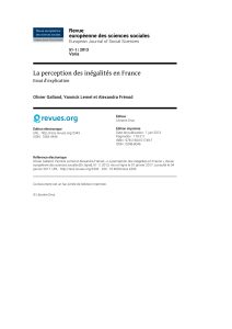 PDF 783k - Revue européenne des sciences sociales