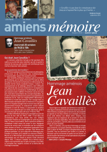 Jean Cavaillès - Amiens Métropole
