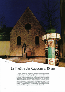 Le Théâtre des Capucins a 15 ans