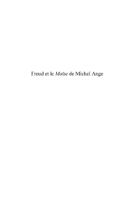 Freud et le Moise de Michel Ange