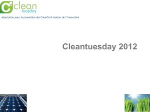Presentation Cleantuesday corporate 2012