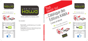 Catalogue des Editions KAWA