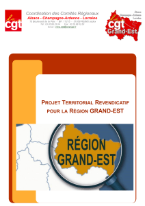 Projet Territorial Revendicatif