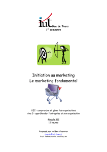 initiation au marketing fondamental cours 2008