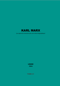 biographie de K. Marx - Marxists Internet Archive