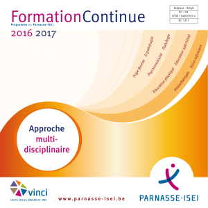 FormationContinue - Haute Ecole Léonard De Vinci