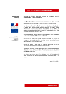 Hommage à Marie France Pisier pdf - Ministère de la Culture et de