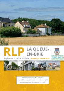 Rapport de présentation - La Queue-en-Brie