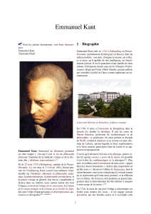 Emmanuel Kant - Psychaanalyse
