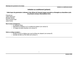 Initiation au conditionnel (présent)