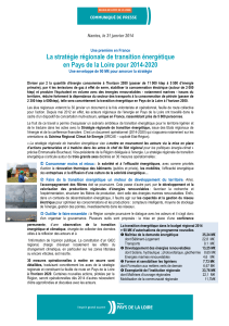 Stratégie régionale de transition énergétique