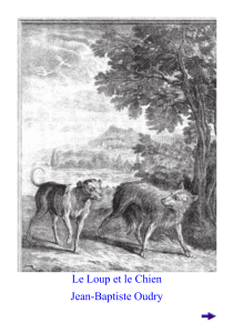 Le Loup et le Chien Jean-Baptiste Oudry