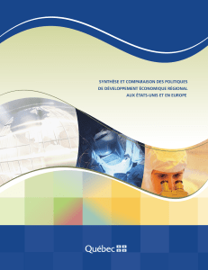 Synth&egrave;se et comparaison des politiques de d&eacute;veloppement