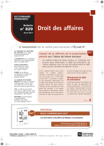 Droit des affaires - ELnet