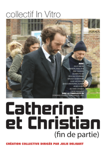 Dossier de presse Catherine et Christian (fin de partie)