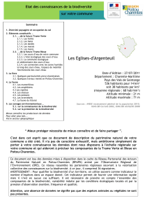 Les Eglises-d`Argenteuil - Observatoire Régional de l