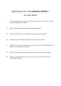 Questionnaire sur « Les médecins ridicules » de Laure Bazire