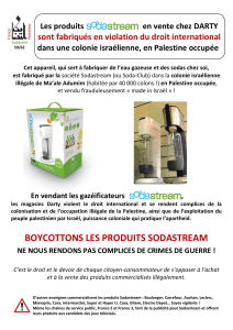 boycottons les produits sodastream - Accueil AFPS Nord Pas