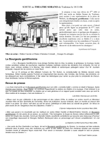 SORTIE au THEATRE SORANO de Toulouse le 18/11/06 Le